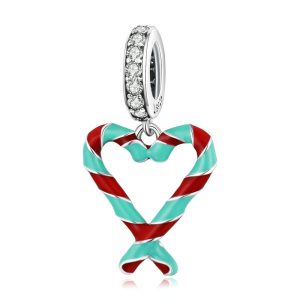 Christmas Candy Cane Charm