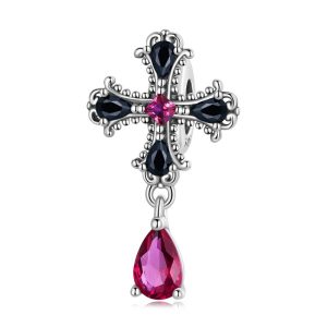 Sterling Silver Gothic Cross
