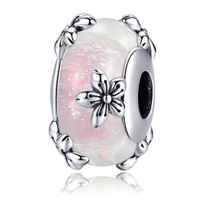 Sakura Enhanced Glass Charm