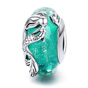 Mermaid Enhanced Glass Charm