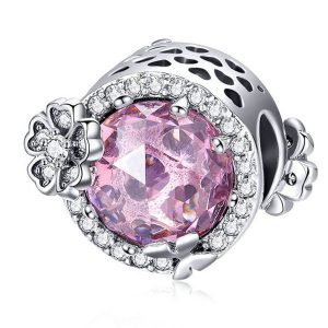 Radiant Pink Daisy Charm