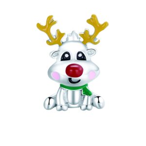 Cute Reindeer Christmas Charm
