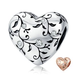 Vines Heart Charm