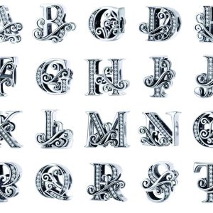 Vintage Alphabet Charms