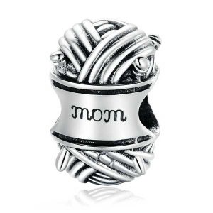 Ball of Yarn CZ Charm