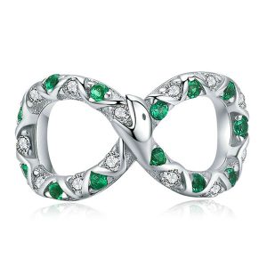 Retro Ouroboros Snake Charm