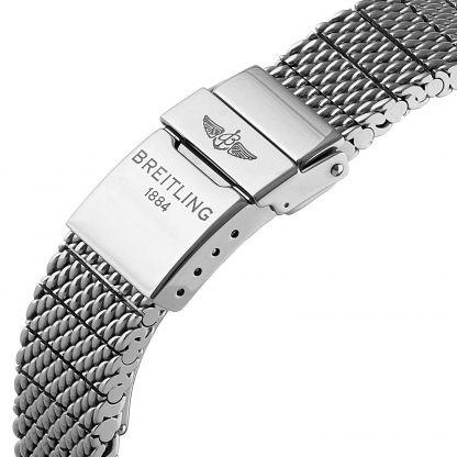Breitling Transocean Mens Black 43mm watch - Imagem 8