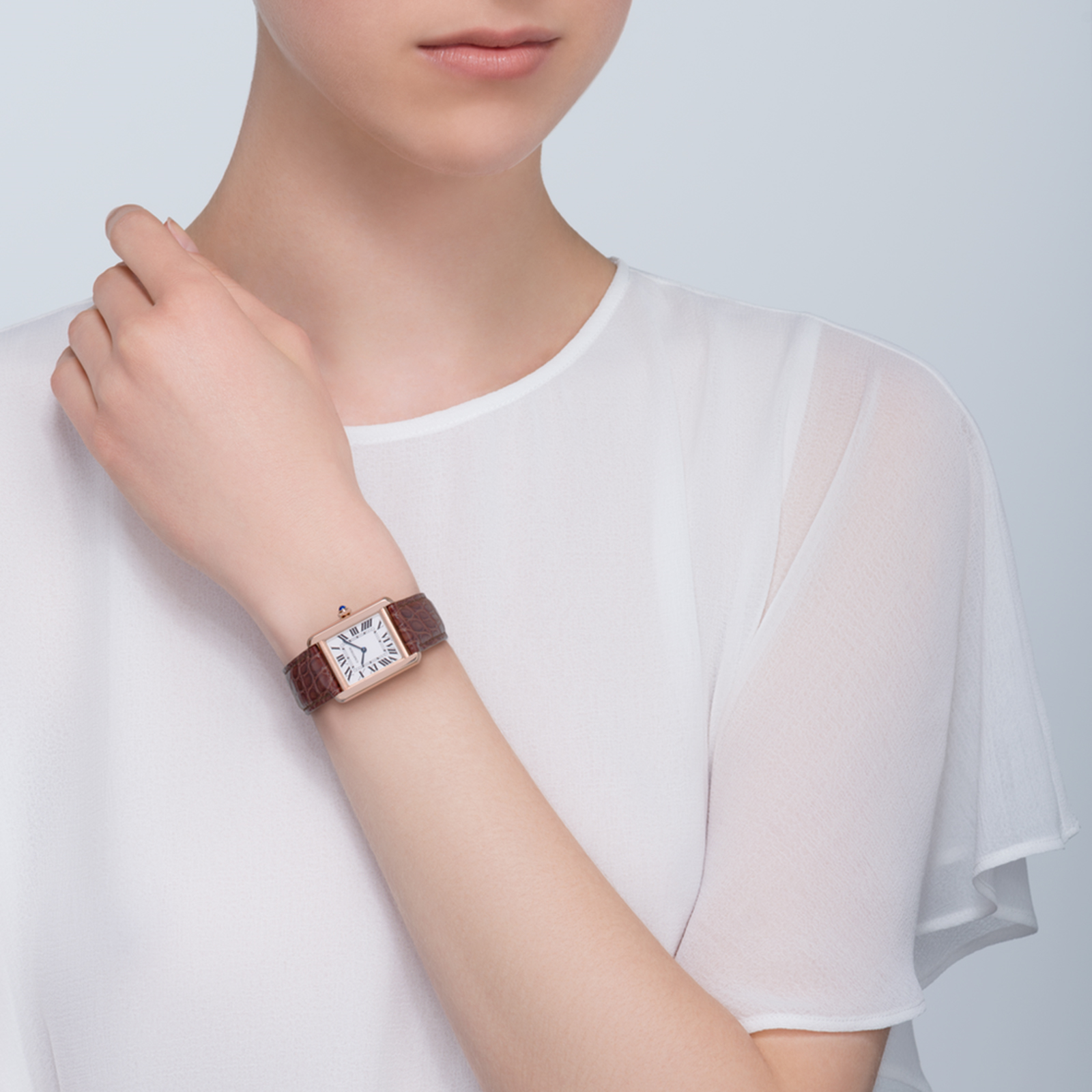 Cartier Tank Solo Ladies Silver 24mm watch - Imagem 3