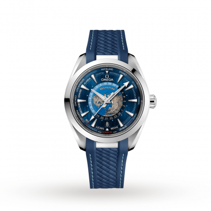 Omega Aqua Terra 150M Omega Co‑Axial Master Chronometer GMT Worldtimer 43mm - Imagem 2