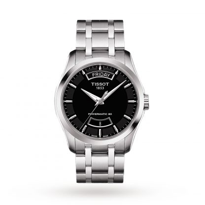 Tissot Couturier Mens Black 39mm watch - Imagem 2