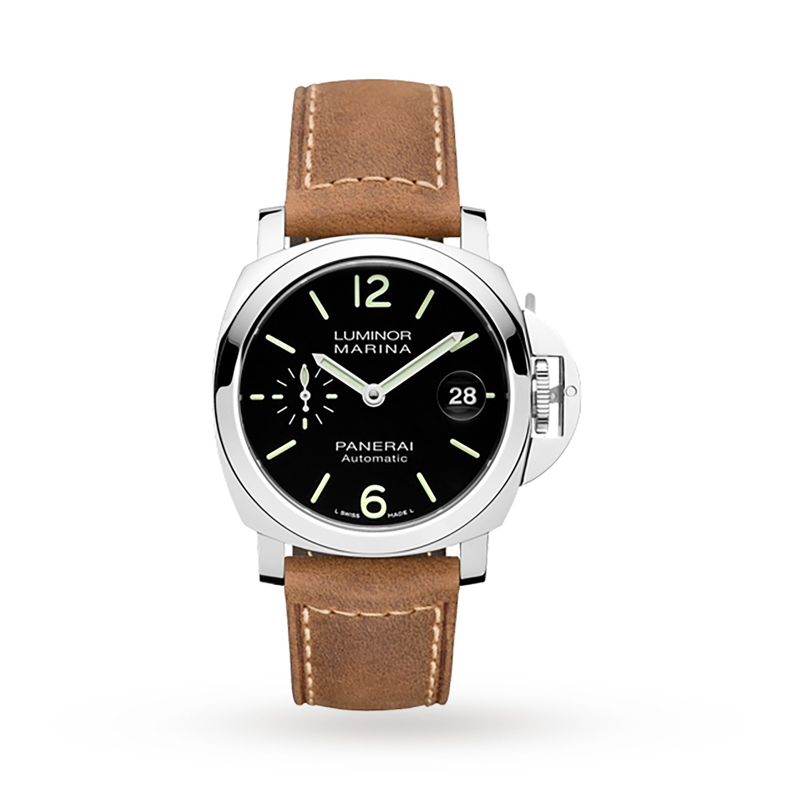 Panerai Luminor Mens Black 40mm watch