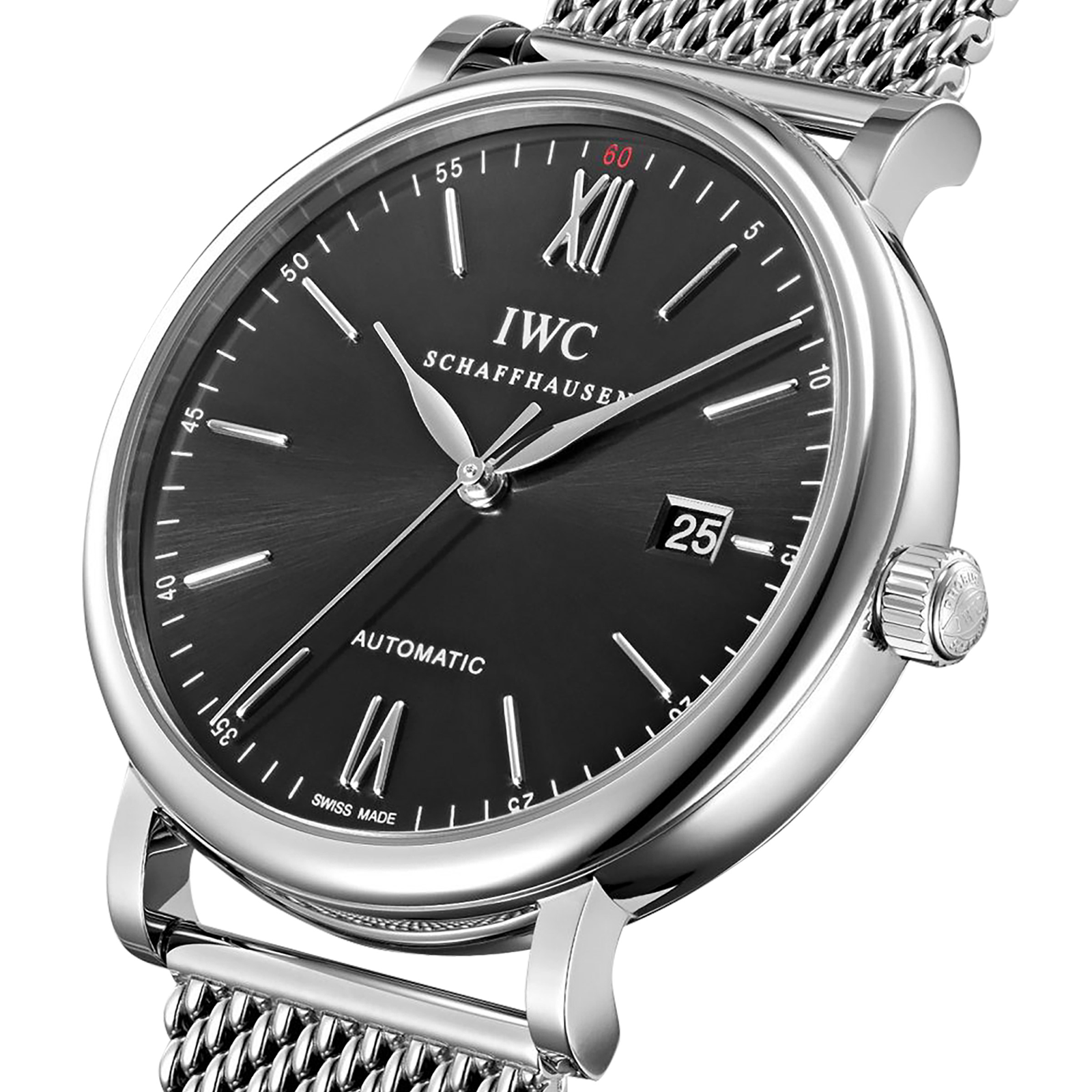 IWC Portofino Mens Black 40mm watch - Imagem 5