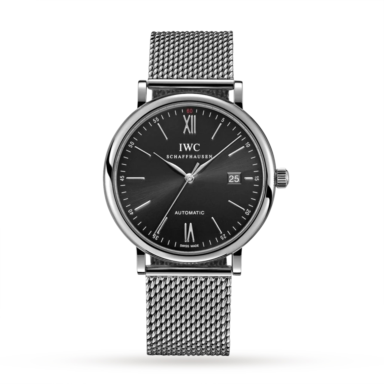 IWC Portofino Mens Black 40mm watch