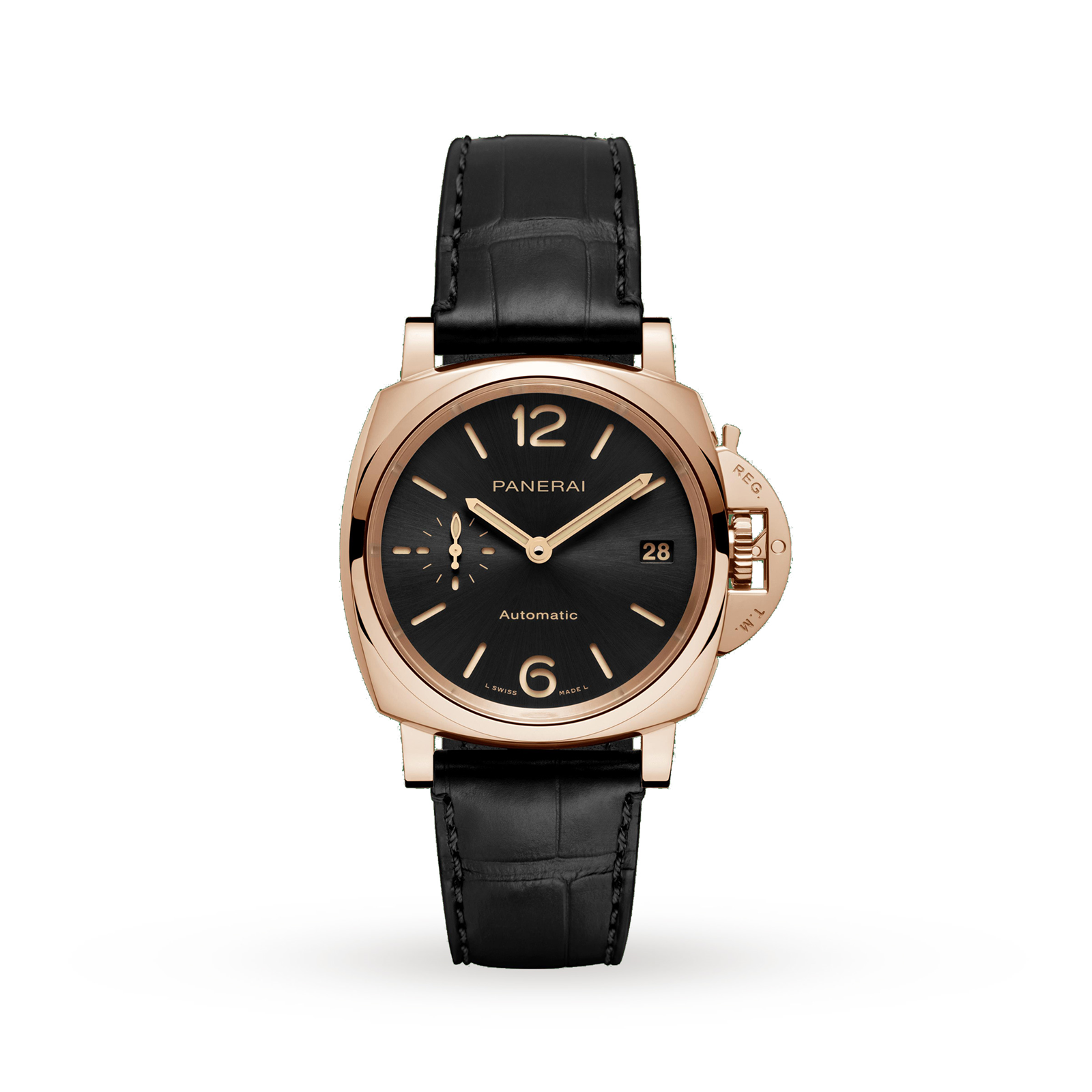 Panerai Luminor Unisex Black 38mm watch