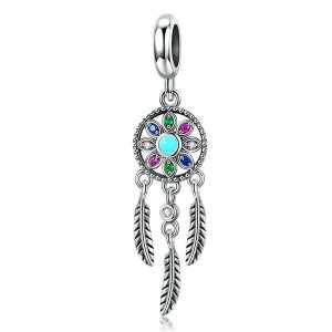 Bohemian Dreamcatcher Pendant Charm