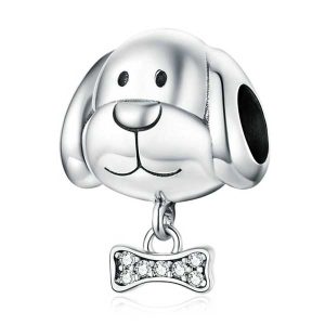 Dog with Bone Charm