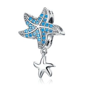 Starfish with Baby Pendant Charm