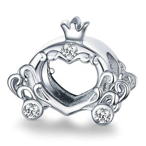 Cinderella’s Carriage CZ Charm