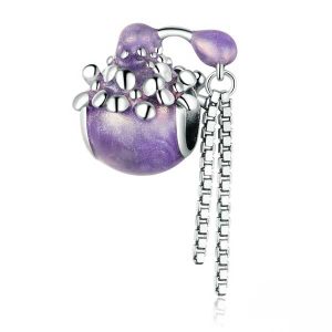 Vintage Perfume Bottle Enamel Charm