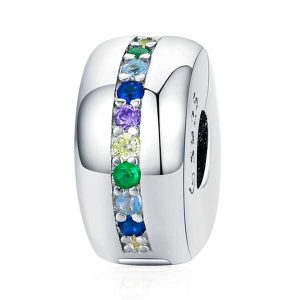 CZ Rainbow Stripe Clip
