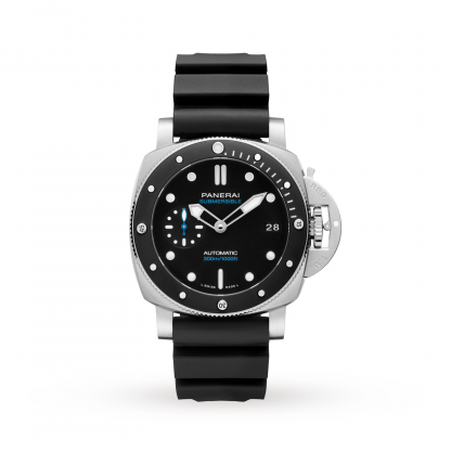 Panerai Submersible Mens Black 42mm watch - Imagem 2