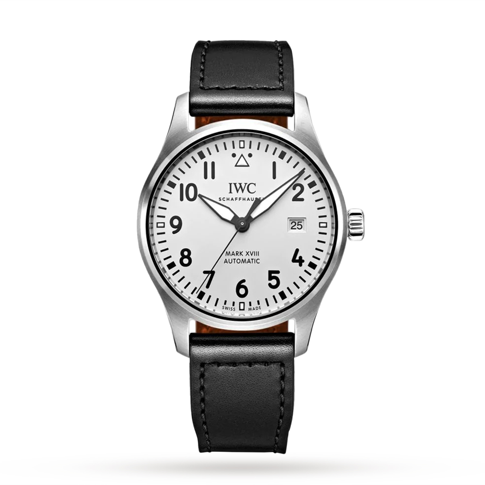 IWC Pilot Mens White 40mm watch