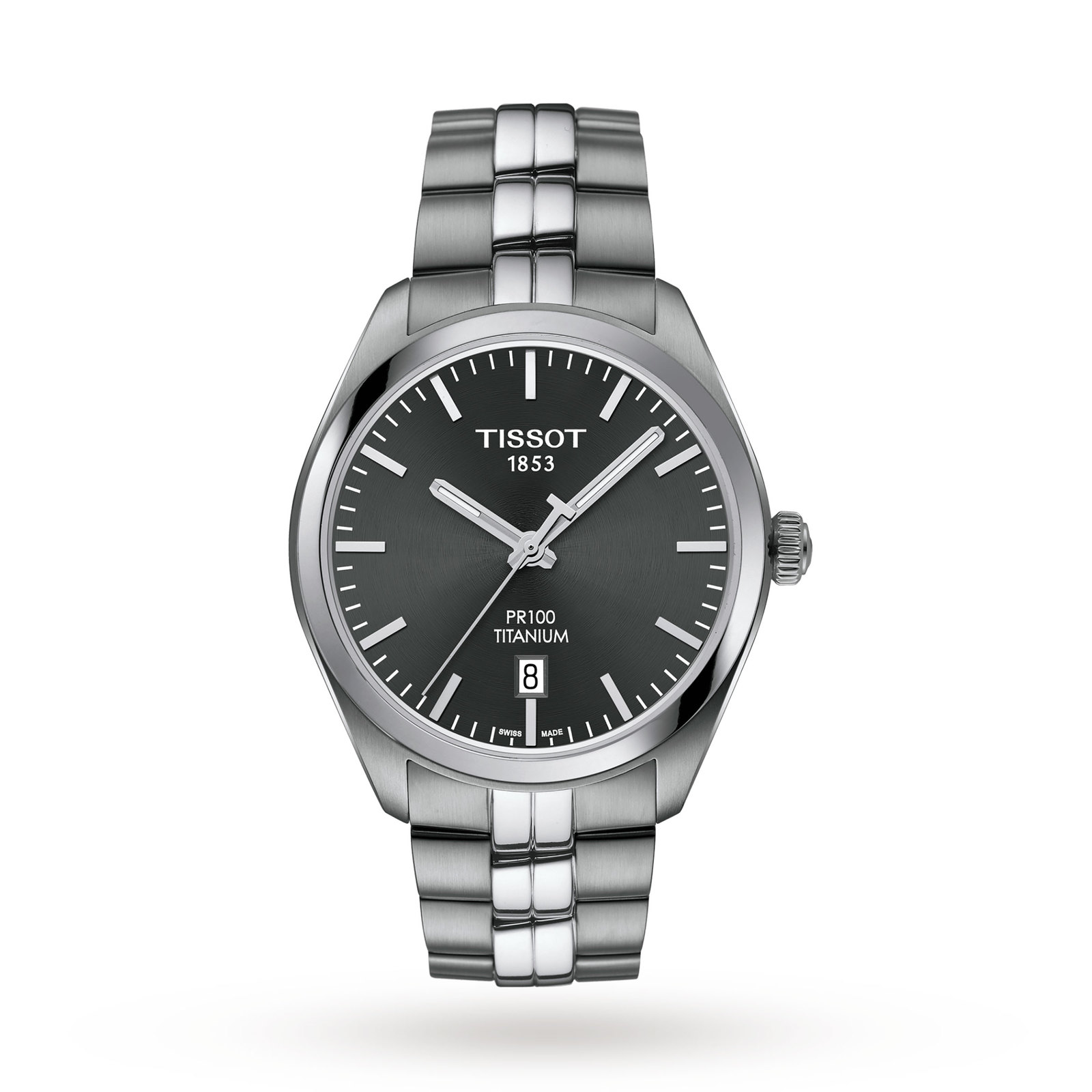 Tissot PR100 Mens Black 38mm watch