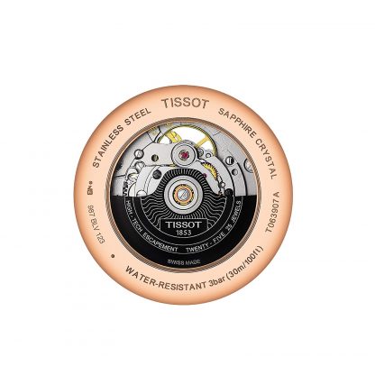 Tissot Tradition Mens Black 40mm watch - Imagem 4