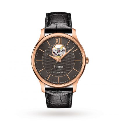 Tissot Tradition Mens Black 40mm watch - Imagem 2