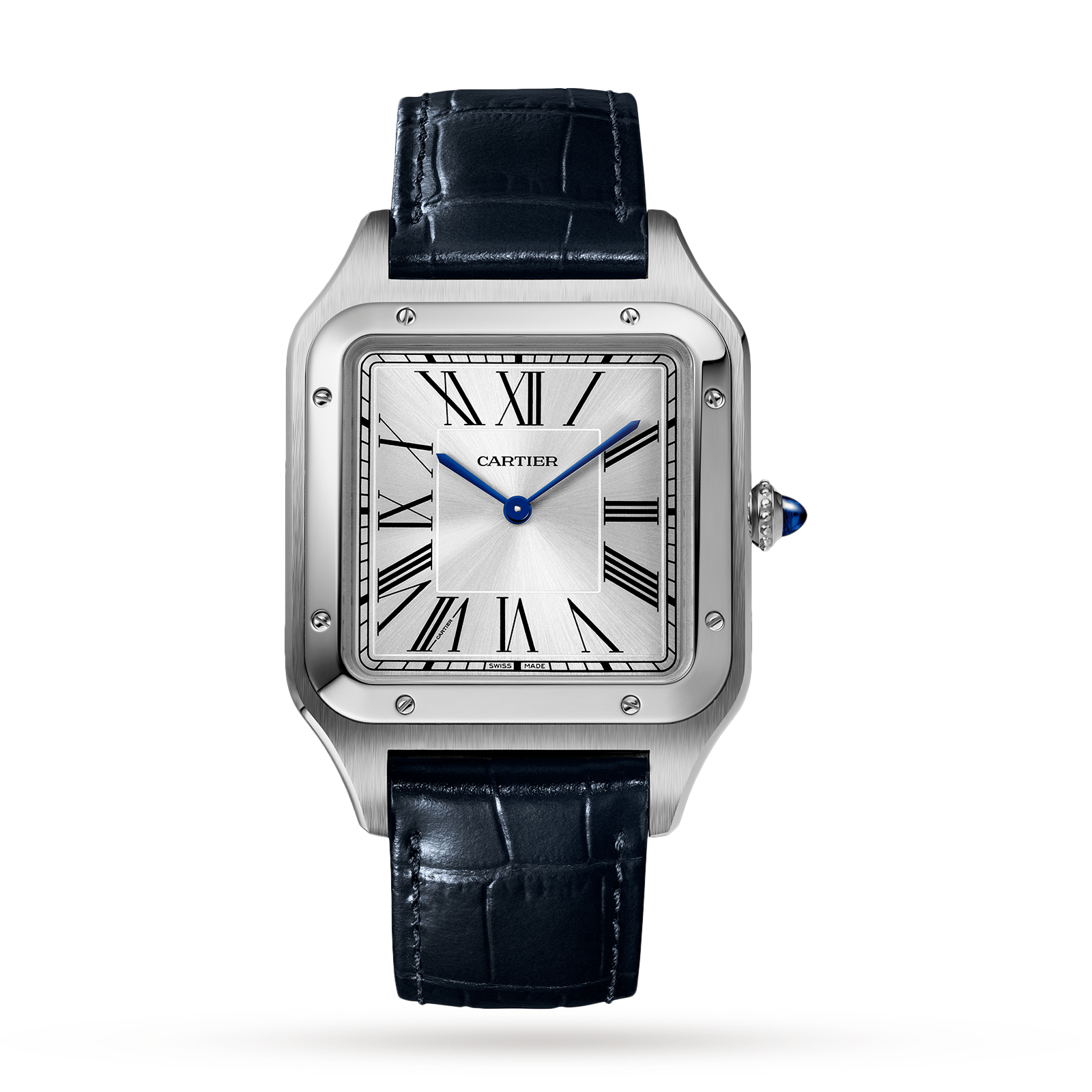 Cartier Dumont Mens Silver 34mm watch