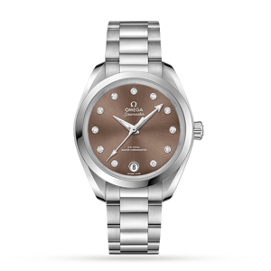 Omega Aquaterra Ladies Brown 34mm watch