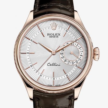 Rolex Cellini Date 39 mm 18 ct Everose gold polished finish M50515-0008 - Imagem 2