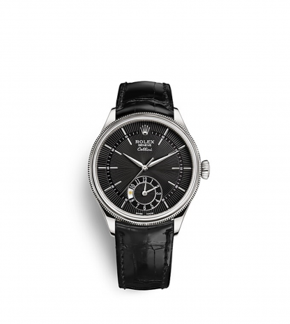 Rolex Cellini Dual Time 39 mm 18 ct white gold polished finish M50529-0007 - Imagem 8