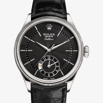 Rolex Cellini Dual Time 39 mm 18 ct white gold polished finish M50529-0007 - Imagem 3