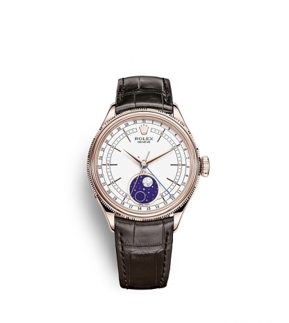 Rolex Cellini Moonphase 39 mm 18 ct Everose gold polished finish M50535-0002 - Imagem 6