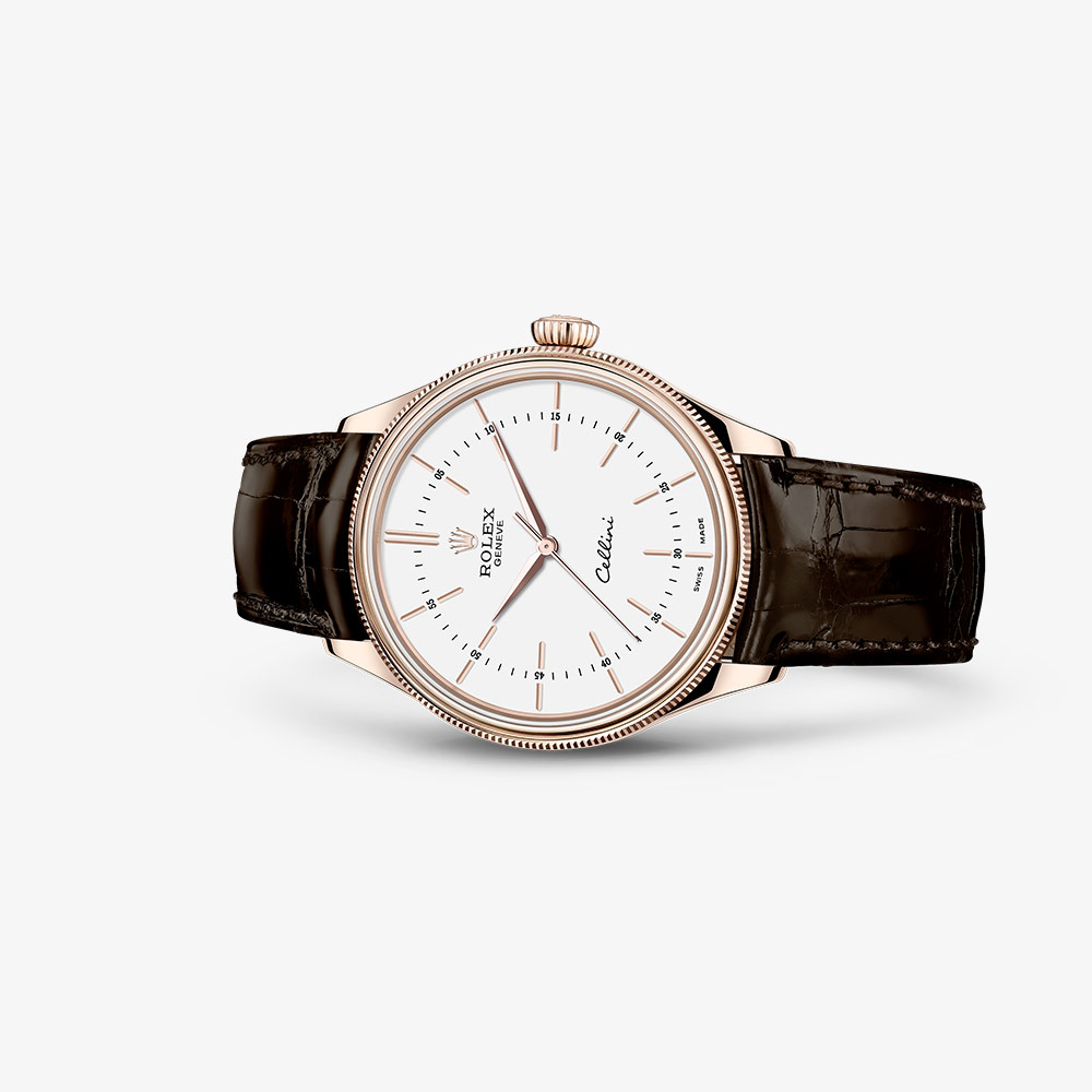 Rolex Cellini Time 39 mm 18 ct Everose gold polished finish M50505-0020 - Imagem 3
