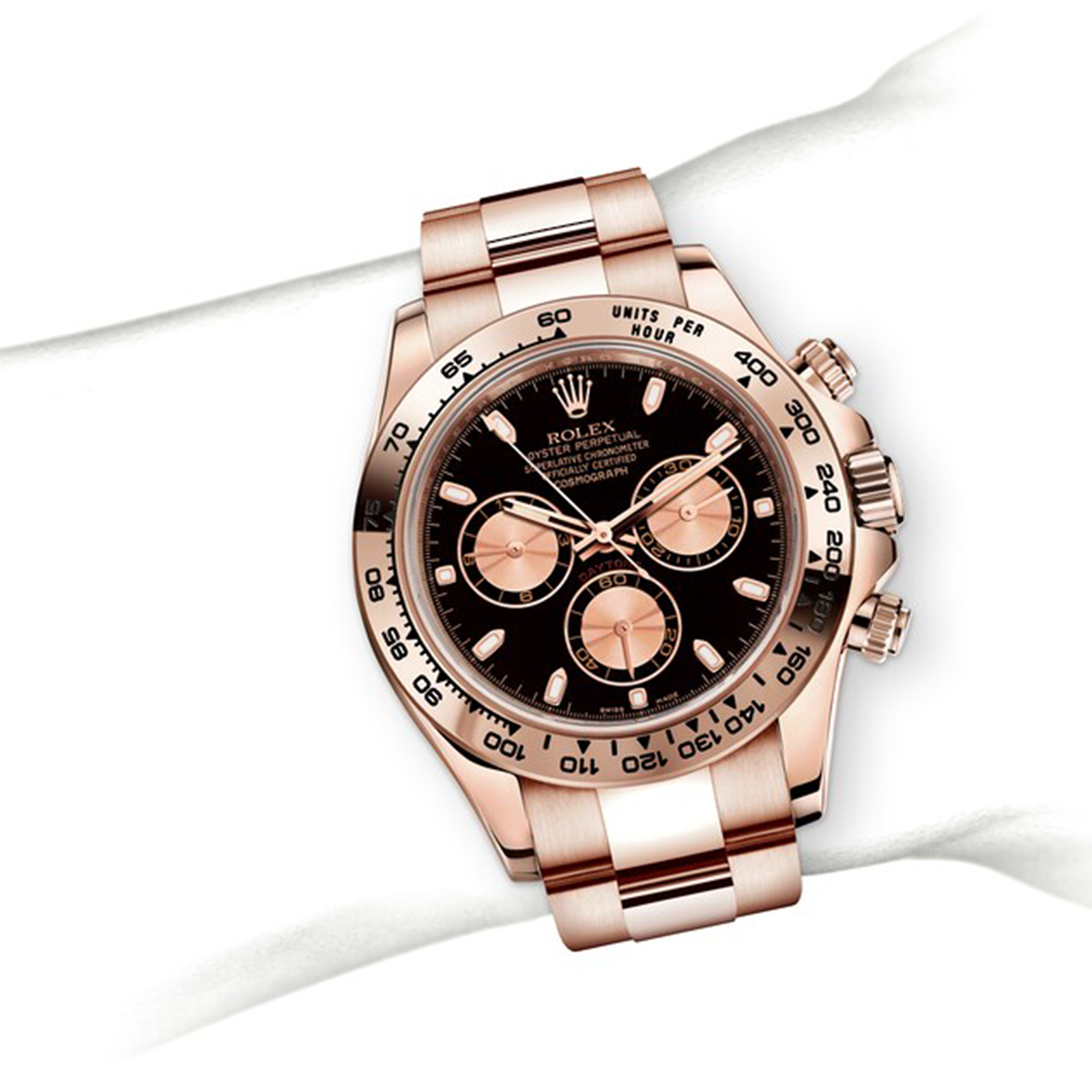 Rolex Cosmograph Daytona Oyster 40 mm Everose gold M116505-0008 - Imagem 9
