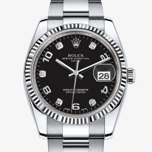 Rolex Date 34 Oyster 34 mm Oystersteel and white gold M115234-0011
