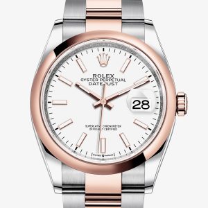Rolex Datejust 36 Oyster 36 mm Oystersteel and Everose gold M126201-0018