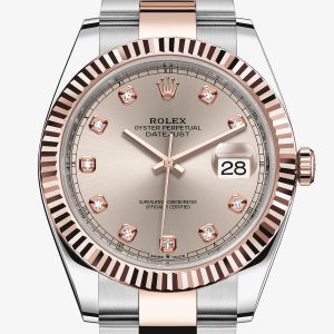Rolex Datejust 41 Oyster 41 mm Oystersteel and Everose gold M126331-0007