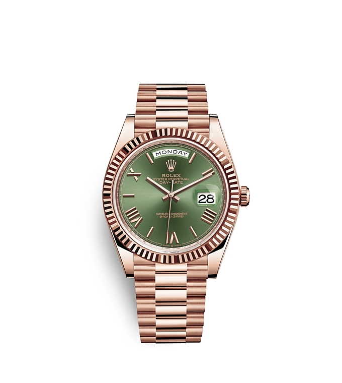 Rolex Day-Date 40 Oyster 40 mm Everose gold M228235-0025 - Imagem 5