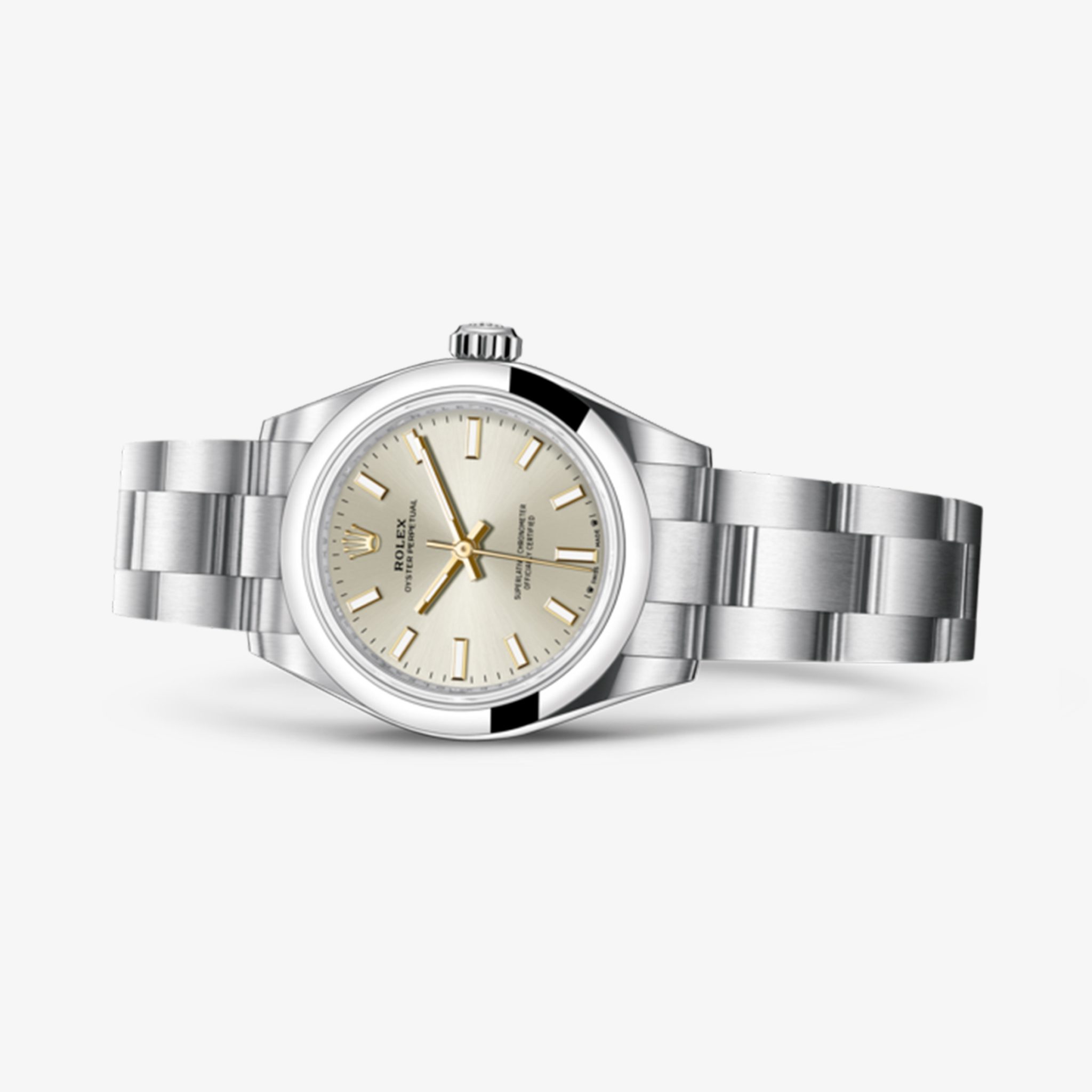 Rolex Oyster Perpetual Oyster 28 mm Oystersteel M276200-0001 - Imagem 5