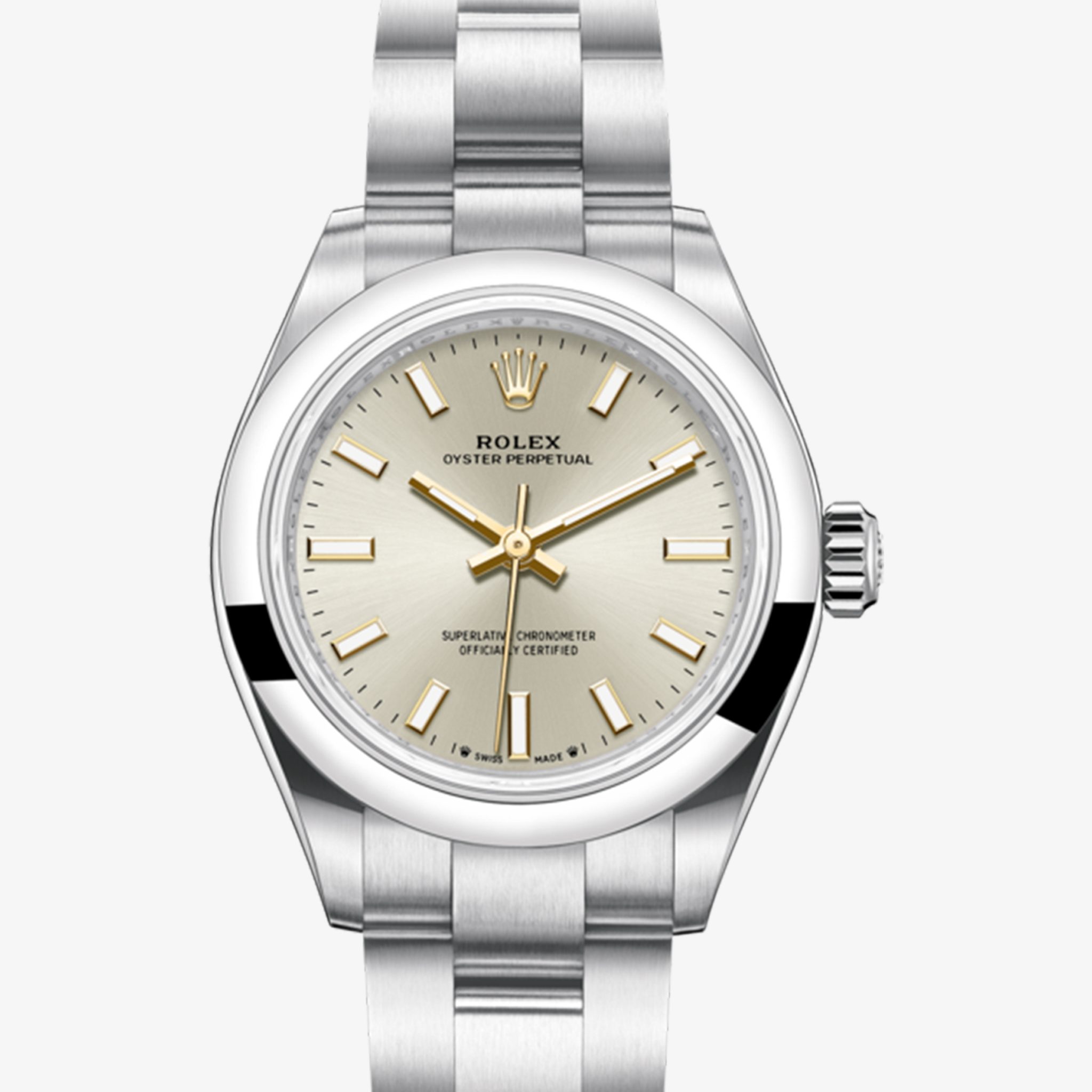Rolex Oyster Perpetual Oyster 28 mm Oystersteel M276200-0001 - Imagem 2