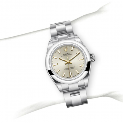 Rolex Oyster Perpetual Oyster 28 mm Oystersteel M276200-0001 - Imagem 10
