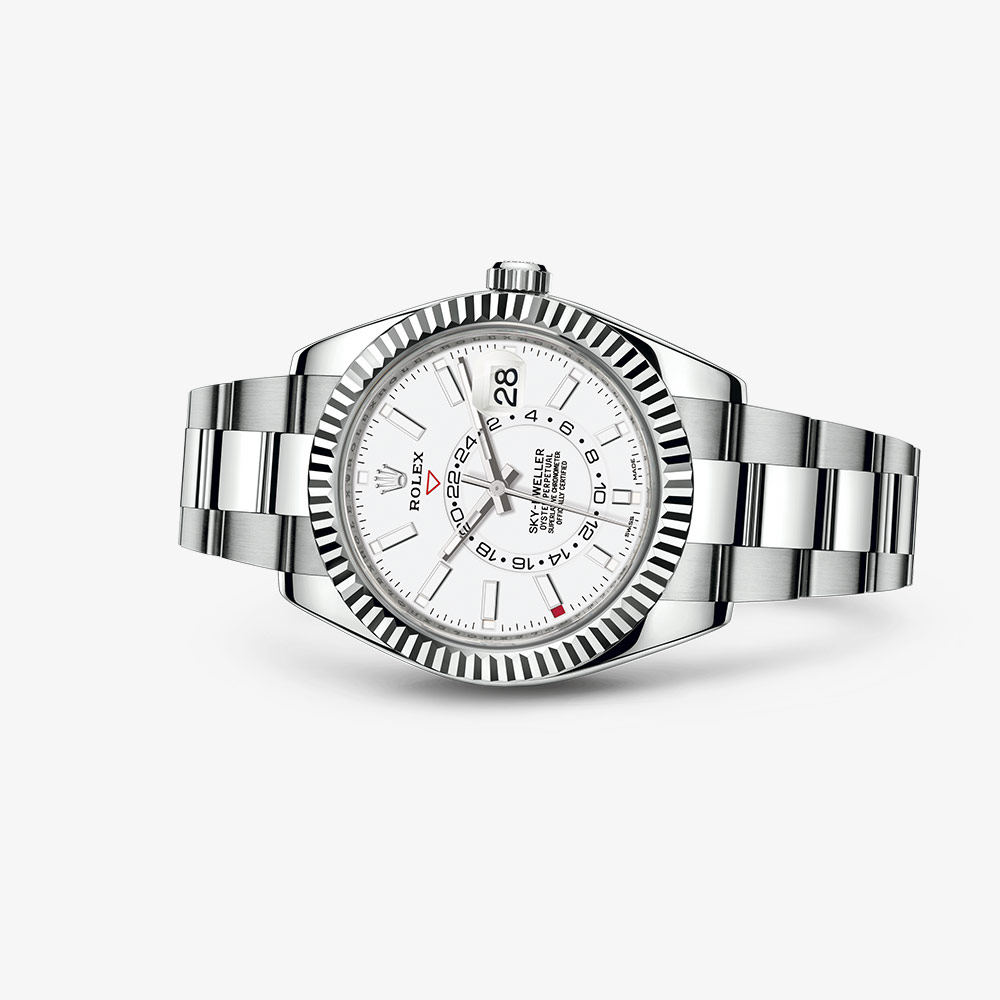Rolex Sky-Dweller Oyster 42 mm Oystersteel and white gold M326934-0001 - Imagem 3