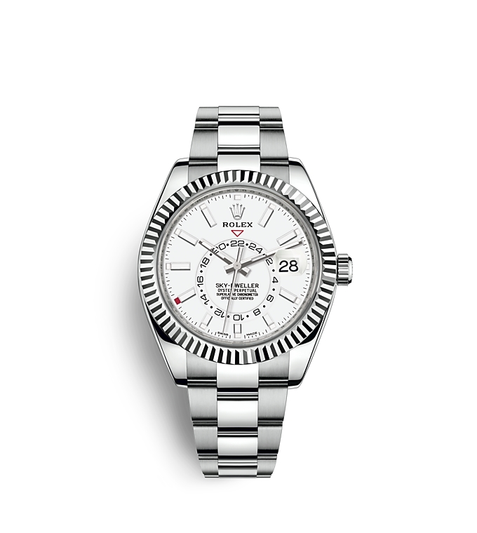 Rolex Sky-Dweller Oyster 42 mm Oystersteel and white gold M326934-0001 - Imagem 5
