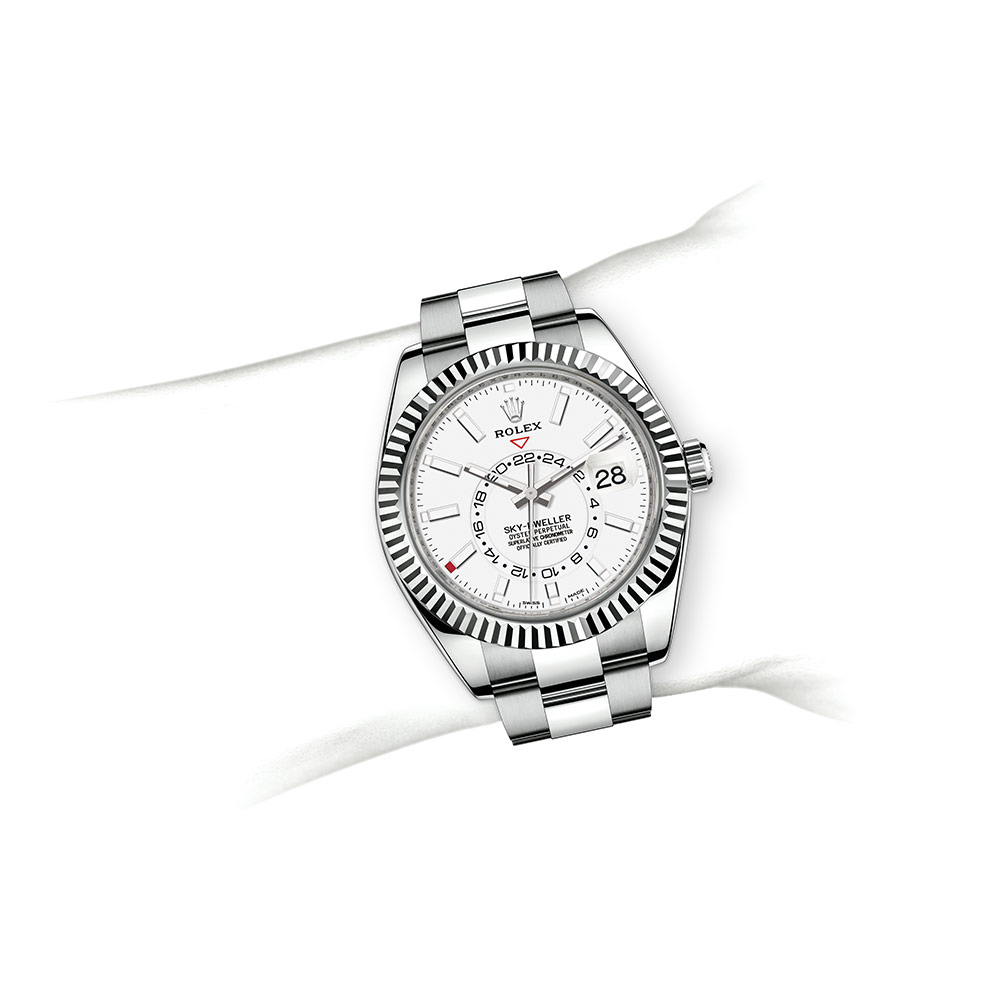 Rolex Sky-Dweller Oyster 42 mm Oystersteel and white gold M326934-0001 - Imagem 7