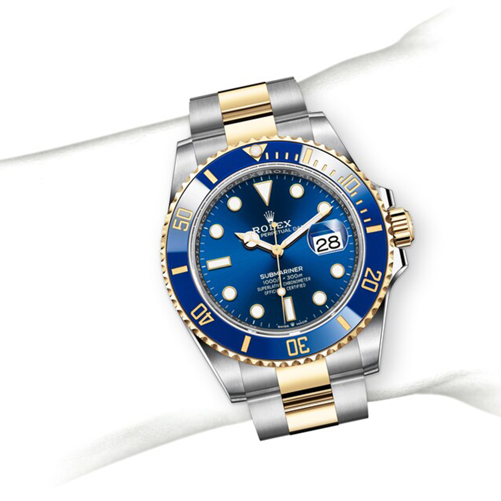 Rolex Submariner Oyster 41 mm Oystersteel and yellow gold M126613LB-0002 - Imagem 9