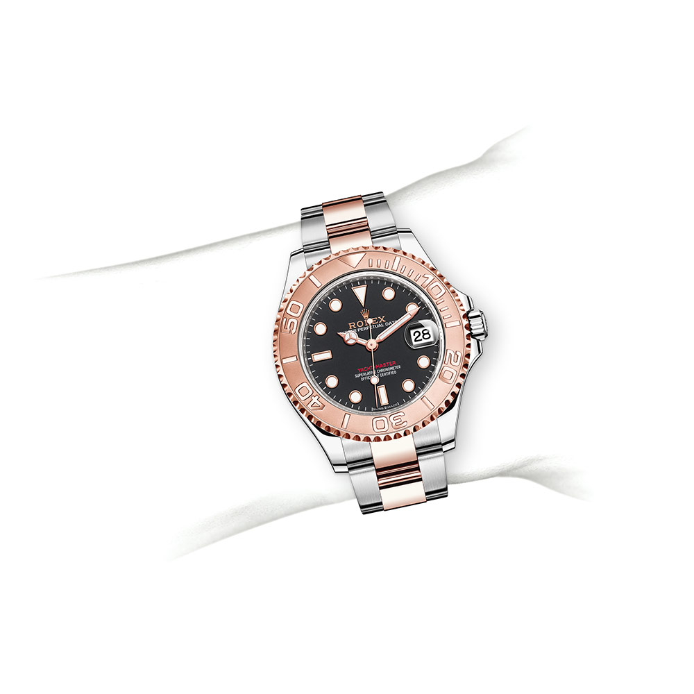 Rolex Yacht-Master 37 Oyster 37 mm Oystersteel and Everose gold M268621-0004 - Imagem 7