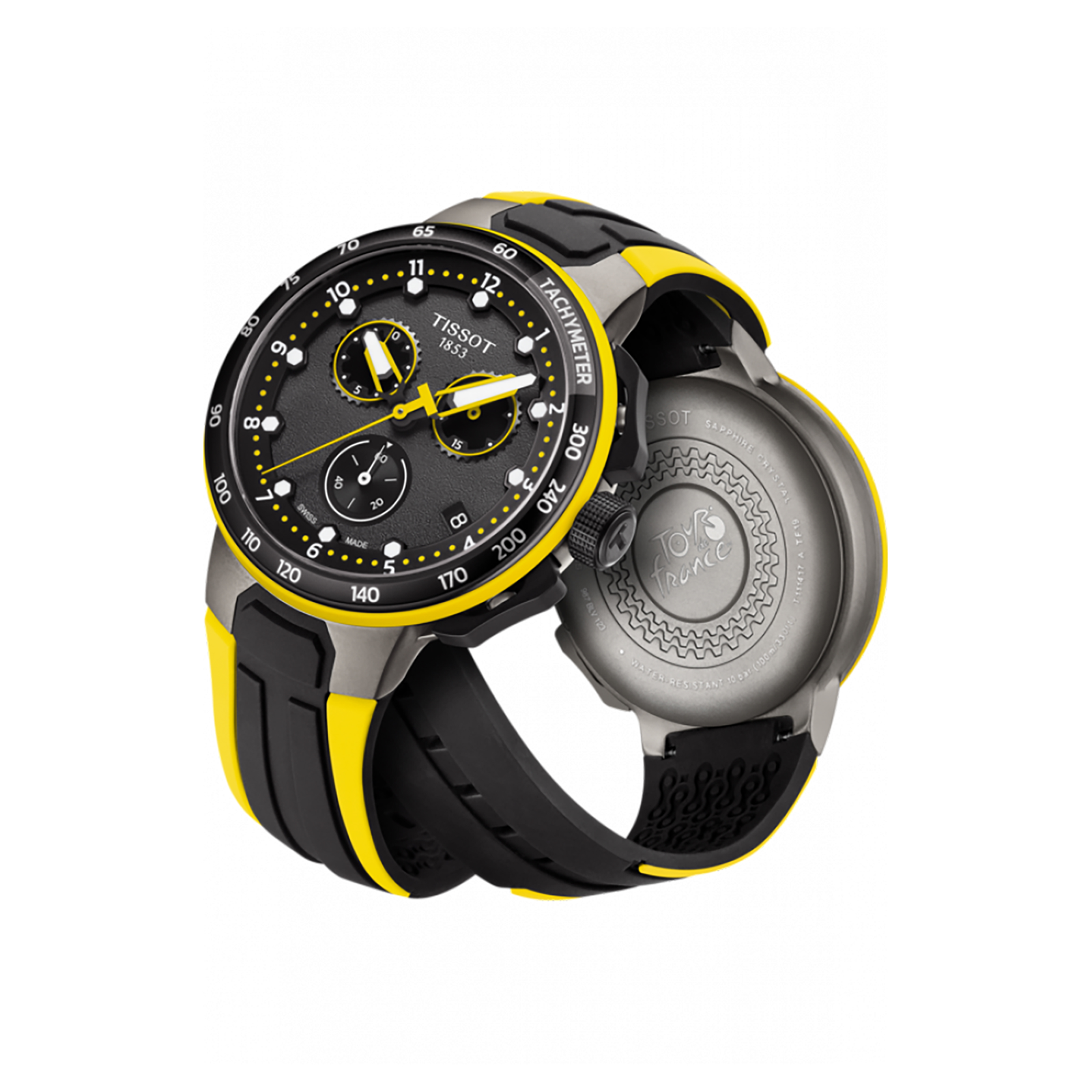 Tissot T-Race Mens Black 44.5mm watch - Imagem 5